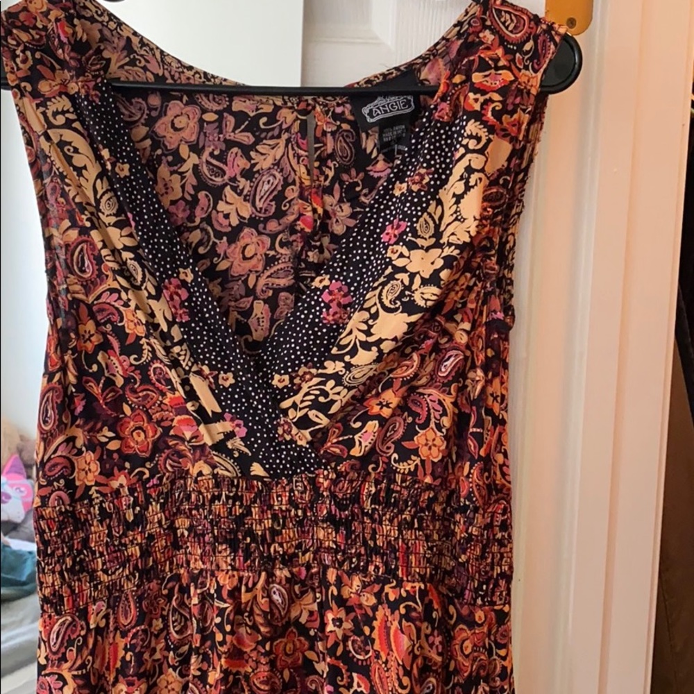 Mix Match Print Dress